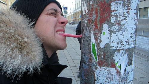 冬季成人压舌帽视频